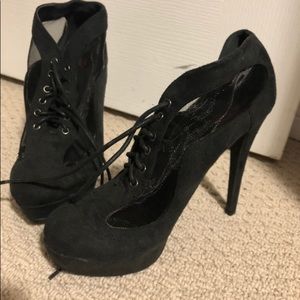 Worn once heels